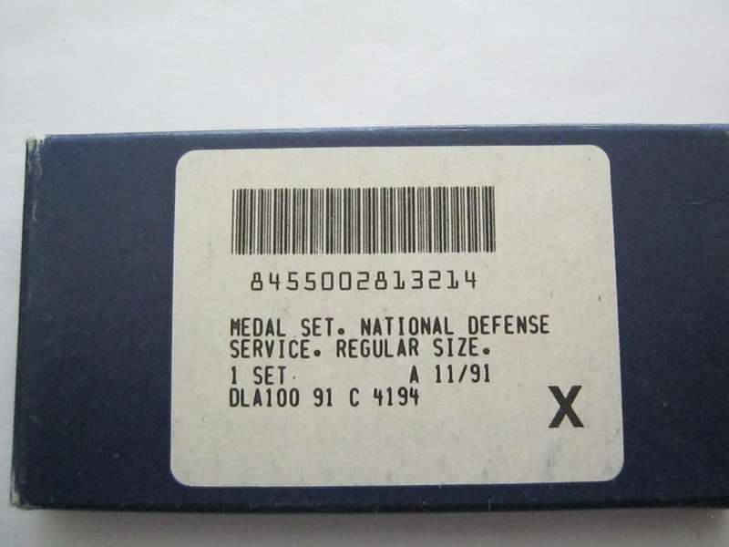 US National Defence Medal.