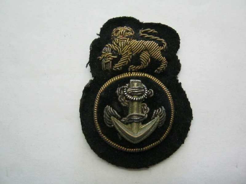 SA Navy Bullion Badge.
