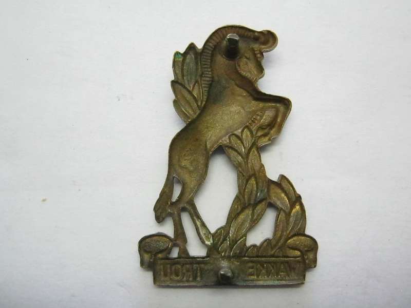 Reg. Bloemspruit Brass Cap Badge.