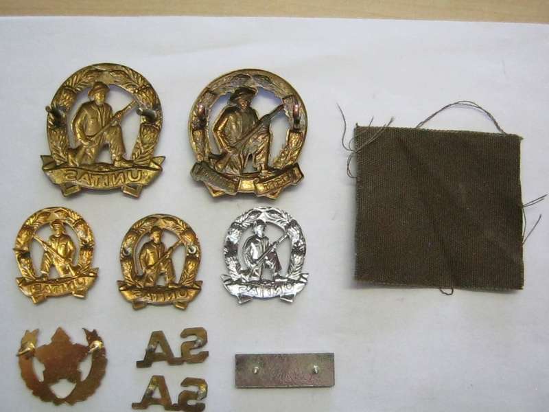 Lot 0f 10 SA Commando Badges.