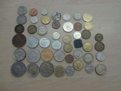 46 mixed coins