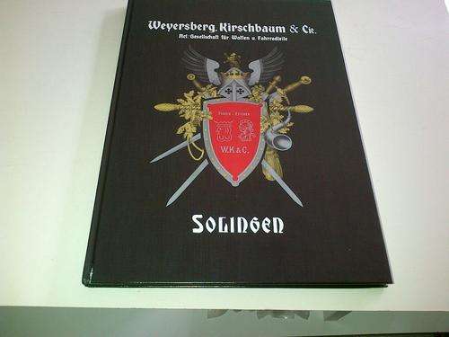 W. K. & C. German swords, bayonets and hunting daggers catalogue.