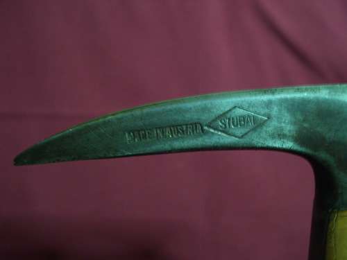 Vintage Austrian Stubai Ice Axe Marked Stubai on the pick. c. 1930-1950, 20th century