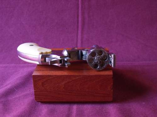 DEACTIVATED!!! Vintage Arma .22 Short  Folding Triger Pocket Revolver. Made in Belgium