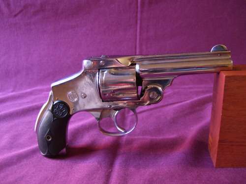 DEACTIVATED!! Vintage Smith & Wesson .38 Spec Revolver, Safety Hammer-less. Circa 1887 to 1940.