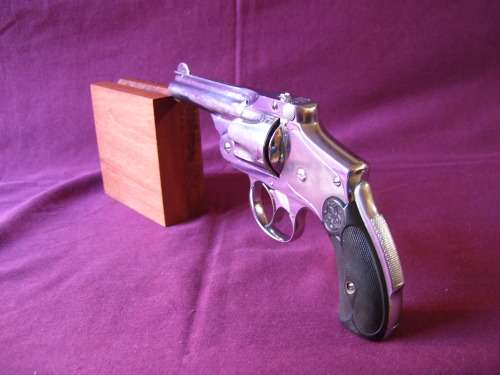 DEACTIVATED!! Vintage Smith & Wesson .38 Spec Revolver, Safety Hammer-less. Circa 1887 to 1940.