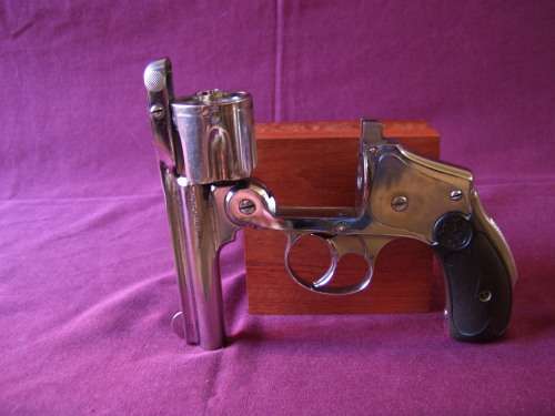 DEACTIVATED!! Vintage Smith & Wesson .38 Spec Revolver, Safety Hammer-less. Circa 1887 to 1940.