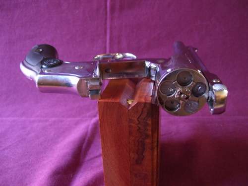 DEACTIVATED!! Vintage Smith & Wesson .38 Spec Revolver, Safety Hammer-less. Circa 1887 to 1940.