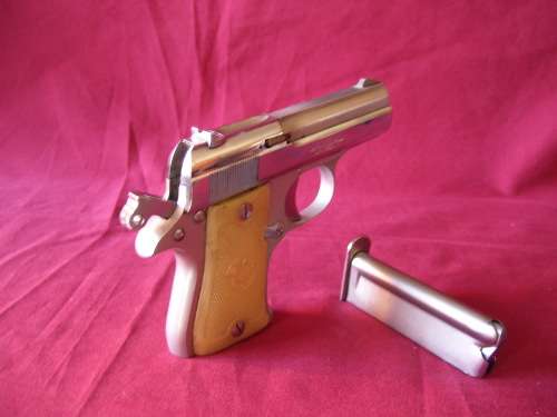 DEACTIVATED!!! Beautiful Chrome Star Langer .22 LR Pistol. Great Collectors Item. Crazy R1 Start