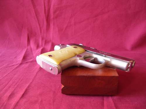 DEACTIVATED!!! Beautiful Chrome Star Langer .22 LR Pistol. Great Collectors Item. Crazy R1 Start