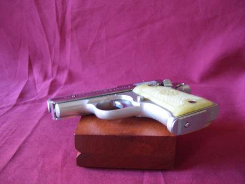 DEACTIVATED!!! Beautiful Chrome Star Langer .22 LR Pistol. Great Collectors Item. Crazy R1 Start