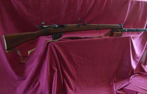 DEACTIVATED !!! 1917 BSA Rifle .303 Cal With Matching 1907 Bayonet And Scabbard. Crazy R1 Start !!!.