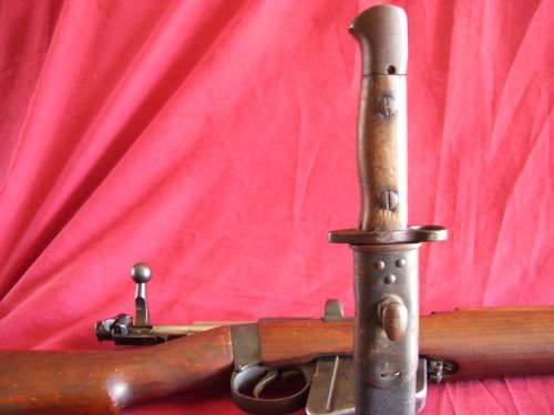 DEACTIVATED !!! 1917 BSA Rifle .303 Cal With Matching 1907 Bayonet And Scabbard. Crazy R1 Start !!!.