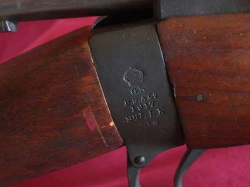 DEACTIVATED !!! 1917 BSA Rifle .303 Cal With Matching 1907 Bayonet And Scabbard. Crazy R1 Start !!!.