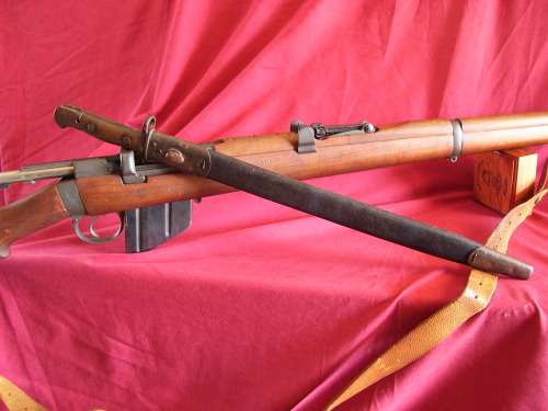 DEACTIVATED !!! 1917 BSA Rifle .303 Cal With Matching 1907 Bayonet And Scabbard. Crazy R1 Start !!!.