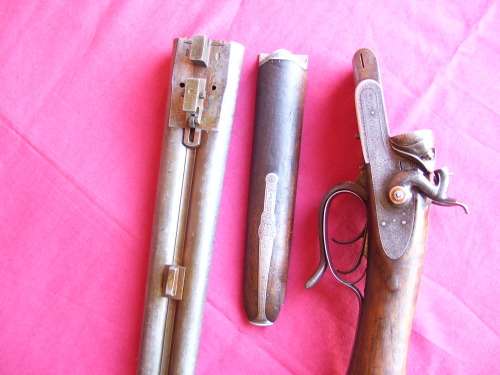 DEACTIVATED!! James Woodward "The Automatic" Double Barrel Shotgun. High Value Collectors Shotgun.