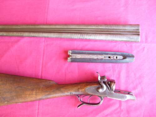 DEACTIVATED!! James Woodward "The Automatic" Double Barrel Shotgun. High Value Collectors Shotgun.