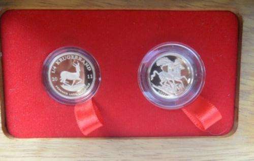 2011 Krugerrand & Sovereign Proof Gold Set