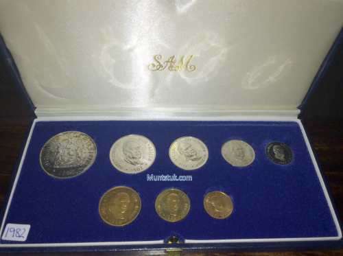 1982 Short Proof (Blue SAM Box)