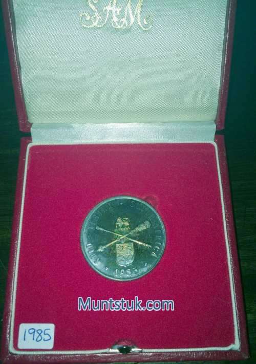 1985 Silver Proof R1 - Parliament (Red SAM Box)