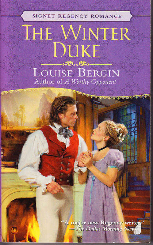 THE WINTER DUKE, by Louise Bergin, Mills and Boon Historical Romance Regency, paperback