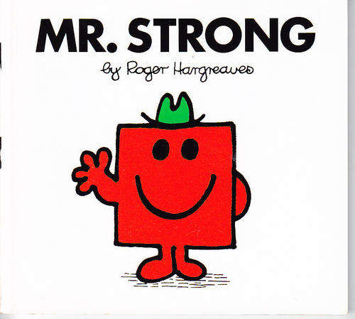 MR. STRONG, Mr Men book by Roger Hargreaves