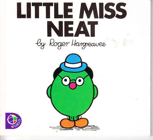LITTLE MISS NEAT, Little Miss book, by Roger Hargreaves