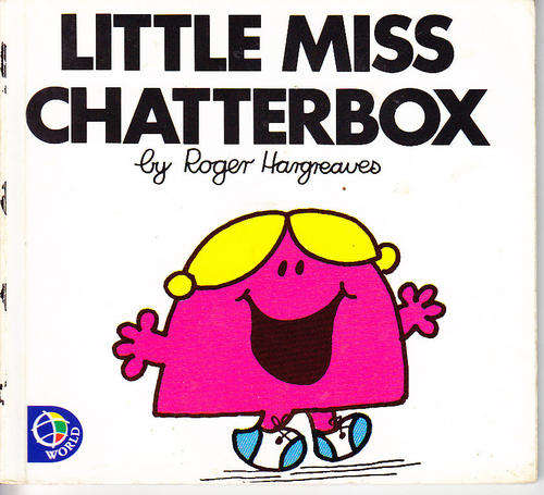 LITTLE MISS CHATTERBOX, Little Miss book, by Roger Hargreaves