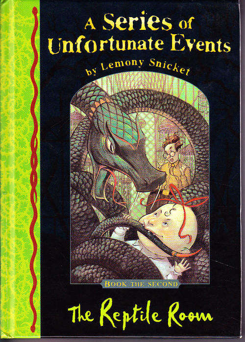 A SERIES OF UNFORTUNATE EVENTS - THE REPTILE ROOM - by Lemony Snicket hardback