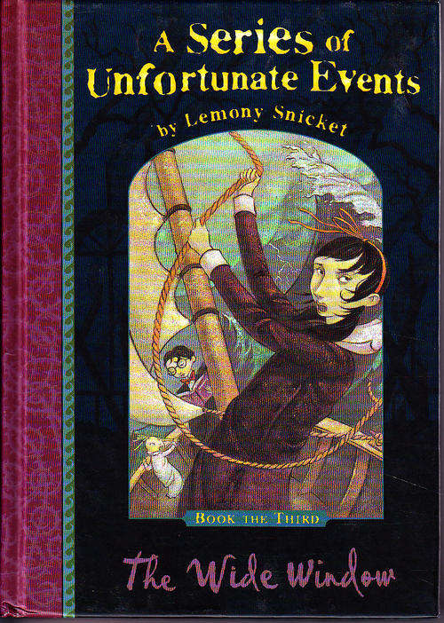 A SERIES OF UNFORTUNATE EVENTS - THE WIDE WINDOW - by Lemony Snicket hardback