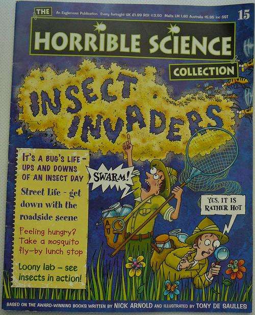 INSECT INVADERS- HORRIBLE SCIENCE COLLECTION MAGAZINE ISSUE 15