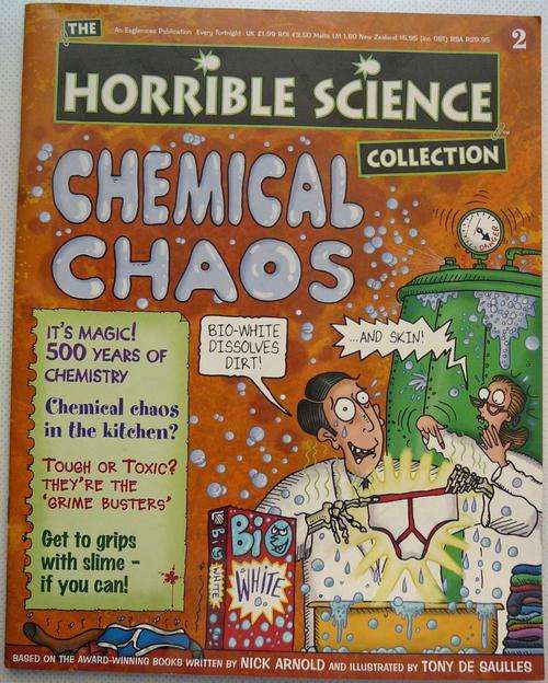 CHEMICAL CHAOS- HORRIBLE SCIENCE COLLECTION MAGAZINE ISSUE 2
