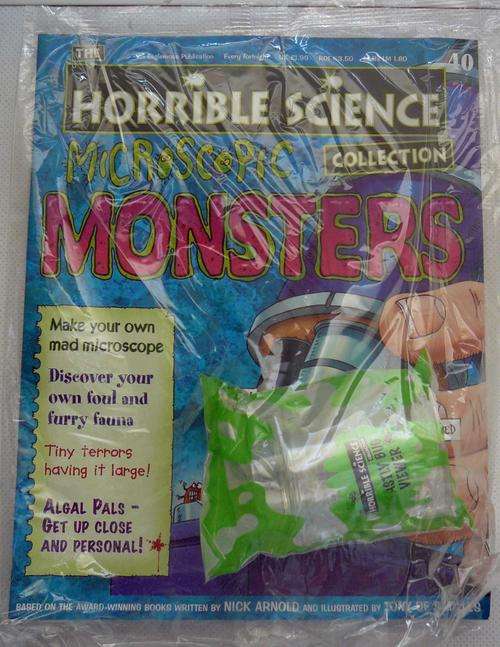 MICROSCOPIC MONSTERS- HORRIBLE SCIENCE COLLECTION MAGAZINE ISSUE 40 NEW!