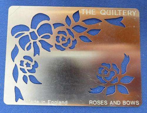 ROSES AND BOWS EMBOSSING STENCIL
