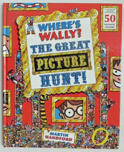 WHERE'S WALLY? THE GREAT PICTURE HUNT with 50 stickers, , Hardback - CLOSING DOWN SALE!