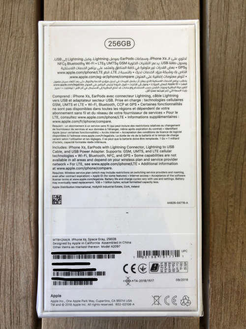 Apple iPhone Xs