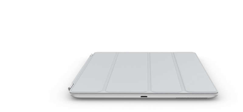 Genuine iPad Smart Cover Polyurethane Light Gray