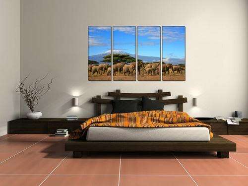A4 CANVAS over wooden frame ready to hang