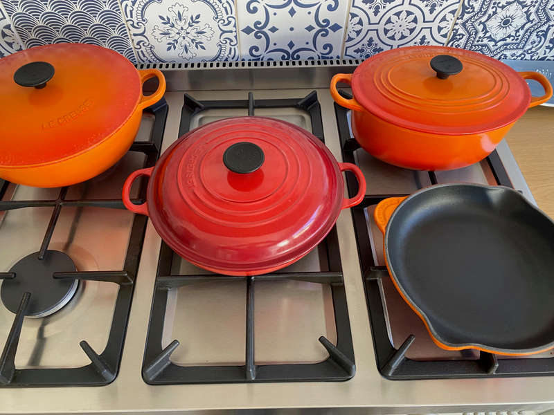 Le Creuset Round Cerise Shallow Casserole 2L / 26 cm