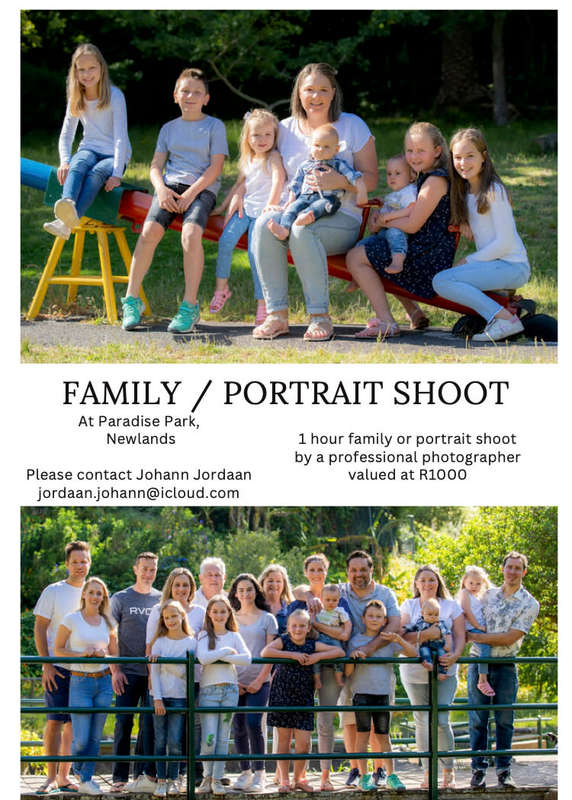 Family / Portrait Photo Shoot Valued at R1,000