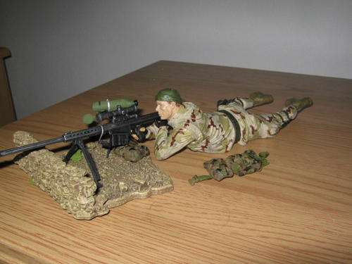 COLLECTABLE ARMY FIGURE MARINE CORPS RECON SNIPER