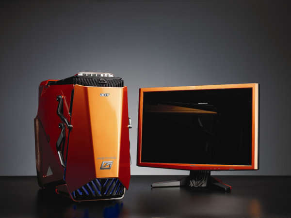 ACER VERITON X270 HARDCORE QUAD CORE GAMING PC WITH HDMI PLUS HDMI 23" LCD! SUPER HIGH SPEC!