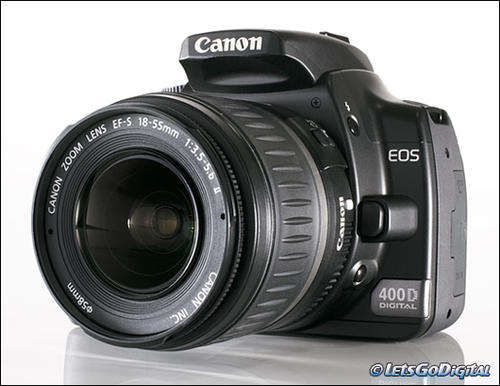 CANON 400D with 18-55mm LENS and 2GB CARD