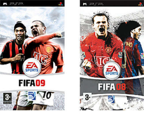 PSP GAME PACK: FIFA08 + FIFA09 + FREE PSP EARPHONES + FREE GAME EXPERT LEATHER CASE