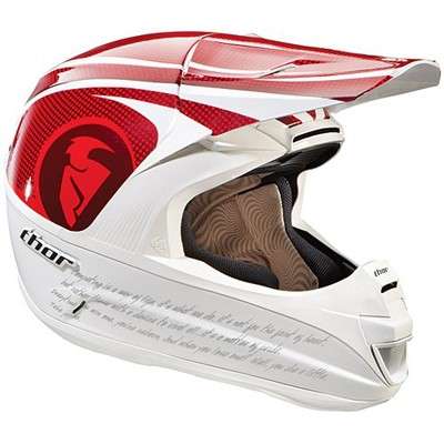 ***G2G***THOR FORCE HELMET RED/WHITE