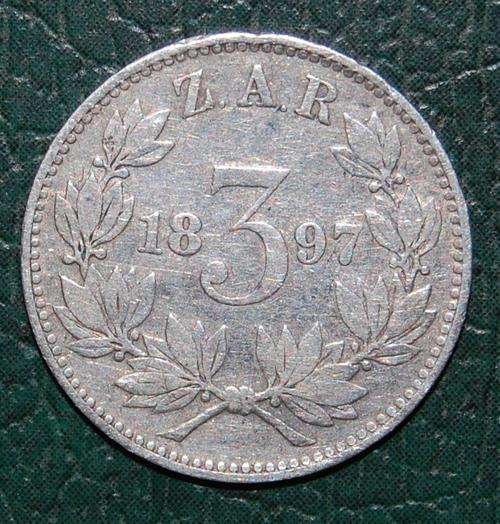 " 1897 3d Tickey "