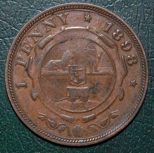 " 1898 1d Penny "