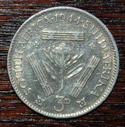 !!! 1944 Three Pence (Tickey) !!!