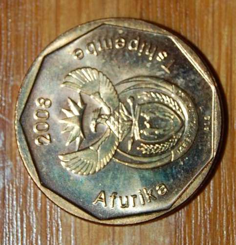 " 2008 South Africa  A/Unc 50 cent "