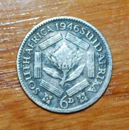 " 1946 Sixpence "